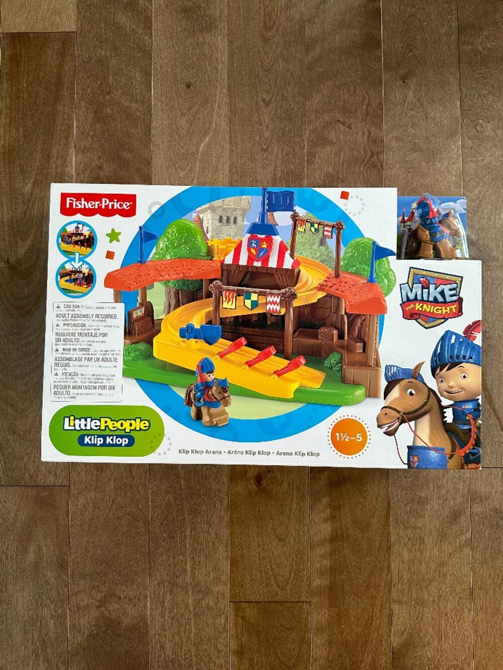 New in Box Fisher Price Klip Klop Mike the Knight Arena Playset